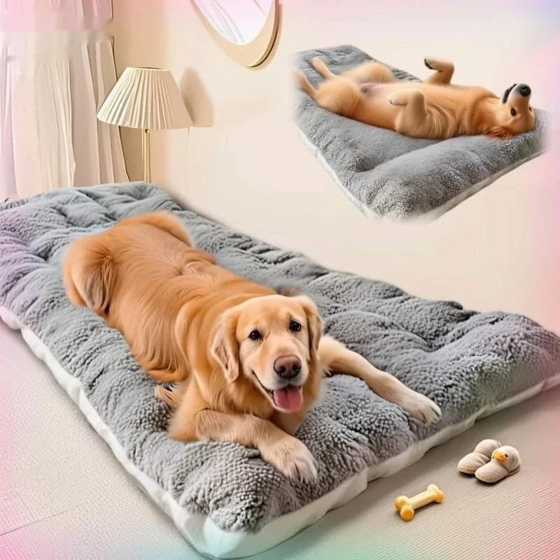 Cuccia per Cani di Taglia Grande, Tappetino per Dormire per l'Inverno, Caldo e Reversibile, per Golden Retriever, Tappetino Antistress