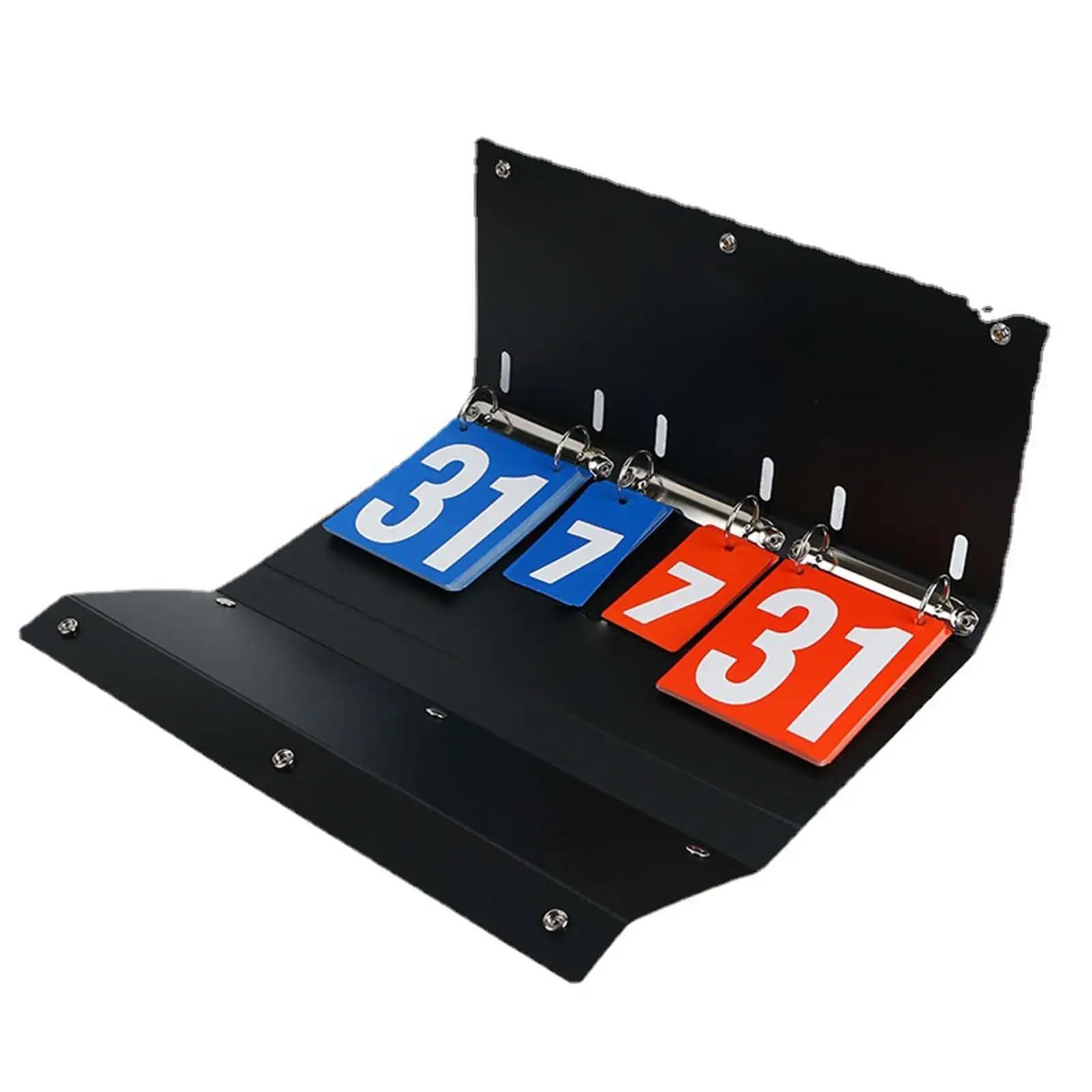 Tabellone Segnapunti Sportivo da Tavolo Portatile a 4 Cifre, per Basket, Pallavolo, Tennis, Ping Pong, Hockey