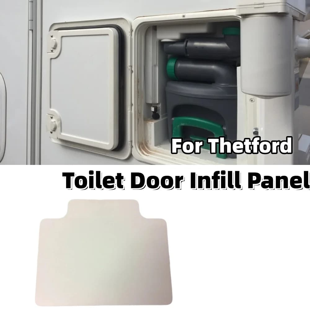 RV Toilet Door Infill Panel For Thetford Caravan Motorhome Camper Toilet Accessories Campervan Toilet Door White Trim Panel