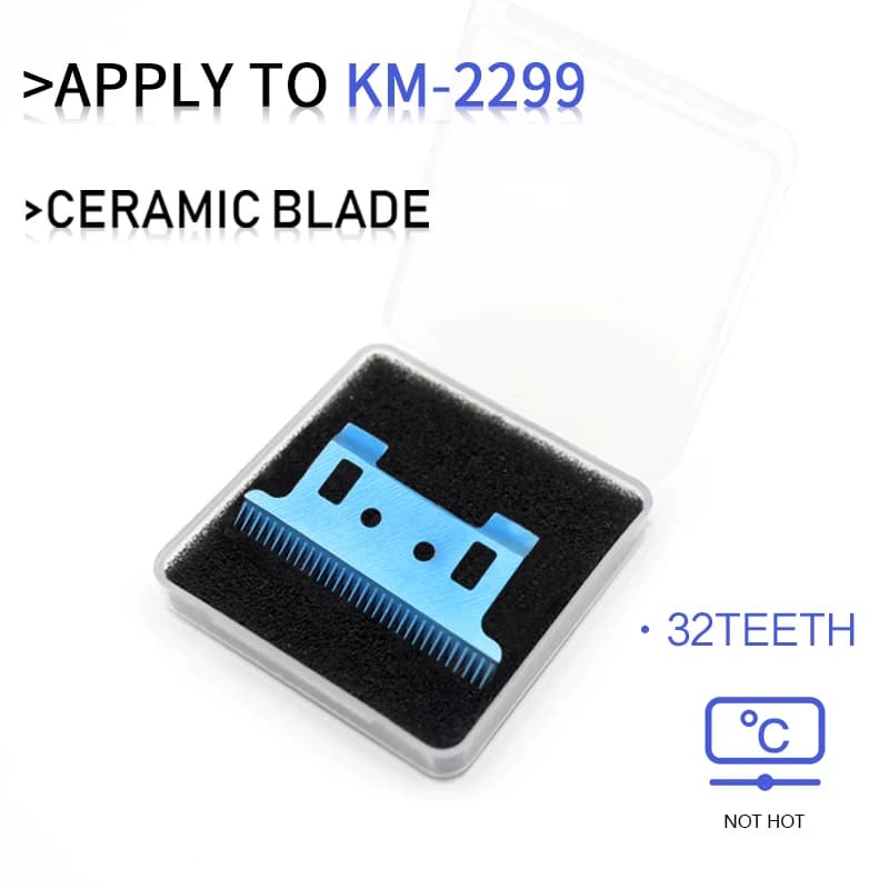 Per Kemei KM-2299 Tagliacapelli di ricambio con lama mobile Testa professionale per tagliacapelli Accessori per parti di testa