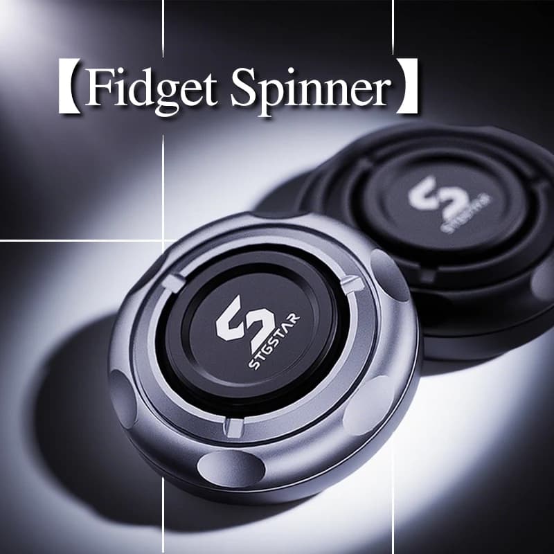 Cursore magnetico Fidget Spinner a cricchetto in metallo premium Giocattolo EDC push-pull silenzioso per alleviare l'ansia e concentrazione Riduttore di stress portatile