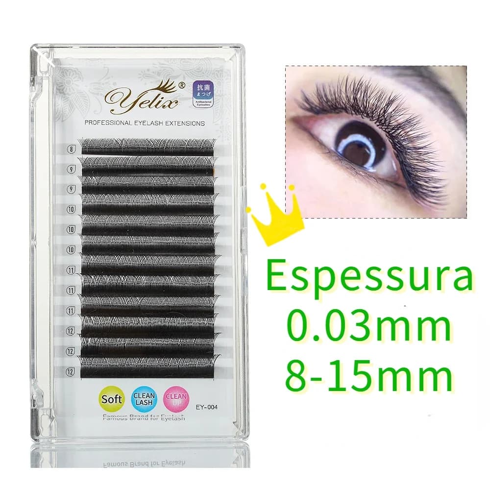 Yelix Y Forma Estensione Ciglia 0.05 C Cilios Morbidi YY Premade Fan Ciglia Individuali Mix Ciglia Finte Estensione Ciglia Forniture