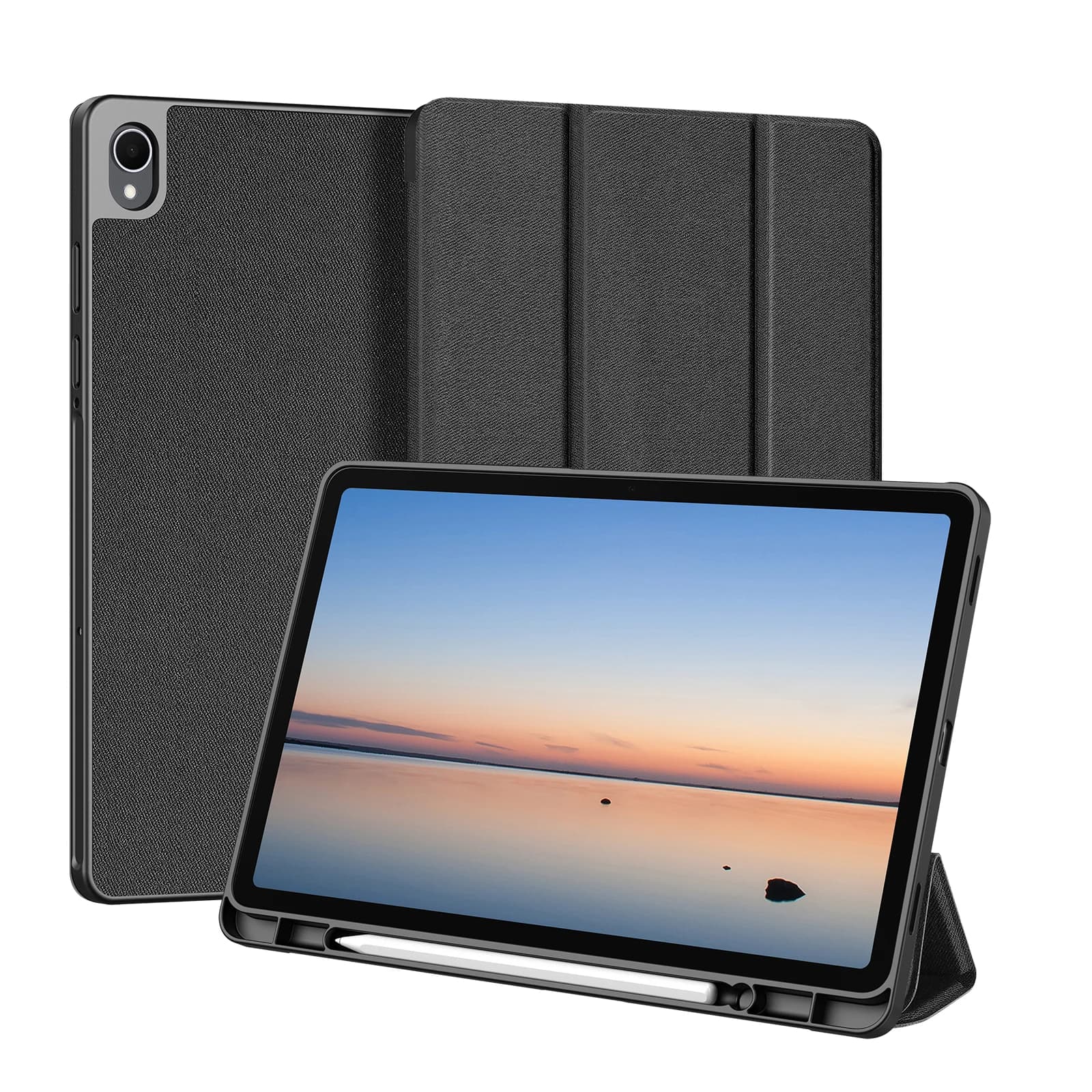 DUX DUCIS Custodia con supporto a tre ante per tablet Samsung Galaxy Tab S11 Ultra S11 con portapenne S Custodia protettiva per il sonno automatico
