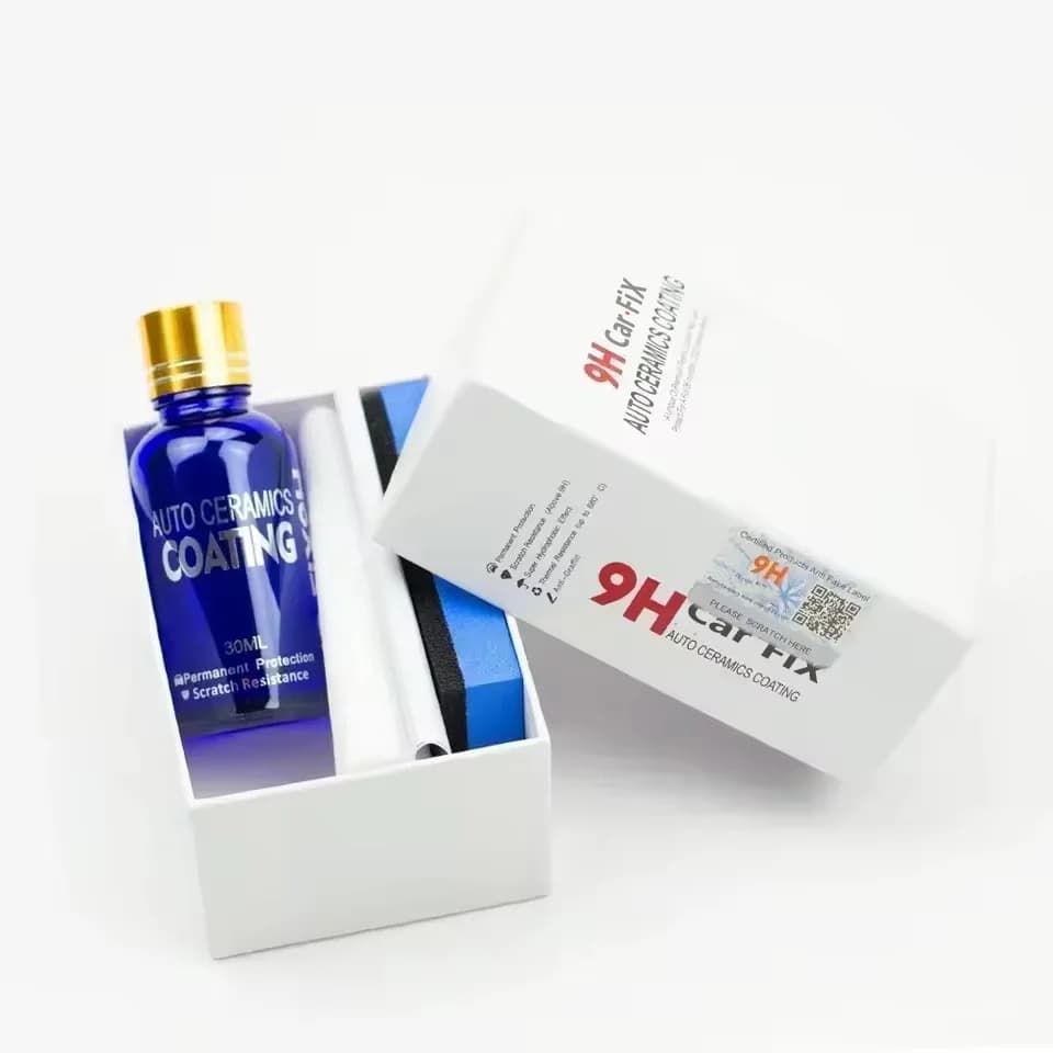 9H Auto Idrofobico Rivestimento In Vetro Liquido Cappotto di Ceramica Moto Vernice Cura Anti-graffio Auto Detailing Glasscoat Cura Dell'auto Polacco