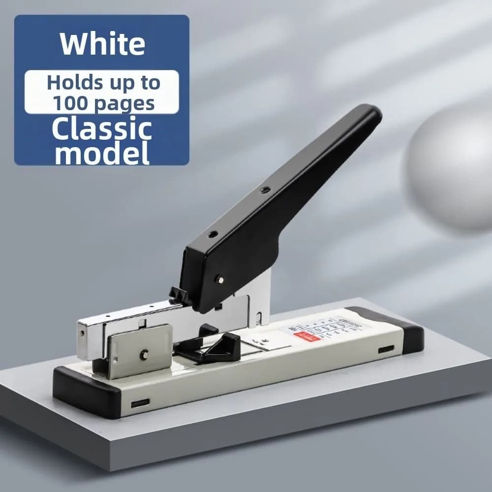 Cucitrice resistente per risparmiare manodopera fino a 210 pagine Cucitrice multifunzione per rilegatura di carta Cucitrice da tavolo semplice di grande capacità
