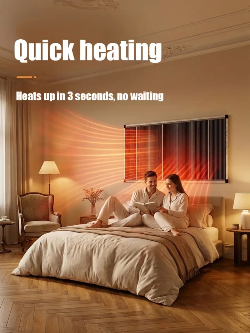Rapid Heating Grafen Heater Film, Advanced Technology, Remote Infrared Heater for Floors and Walls, Safe and Energy Efficient Heater Mat