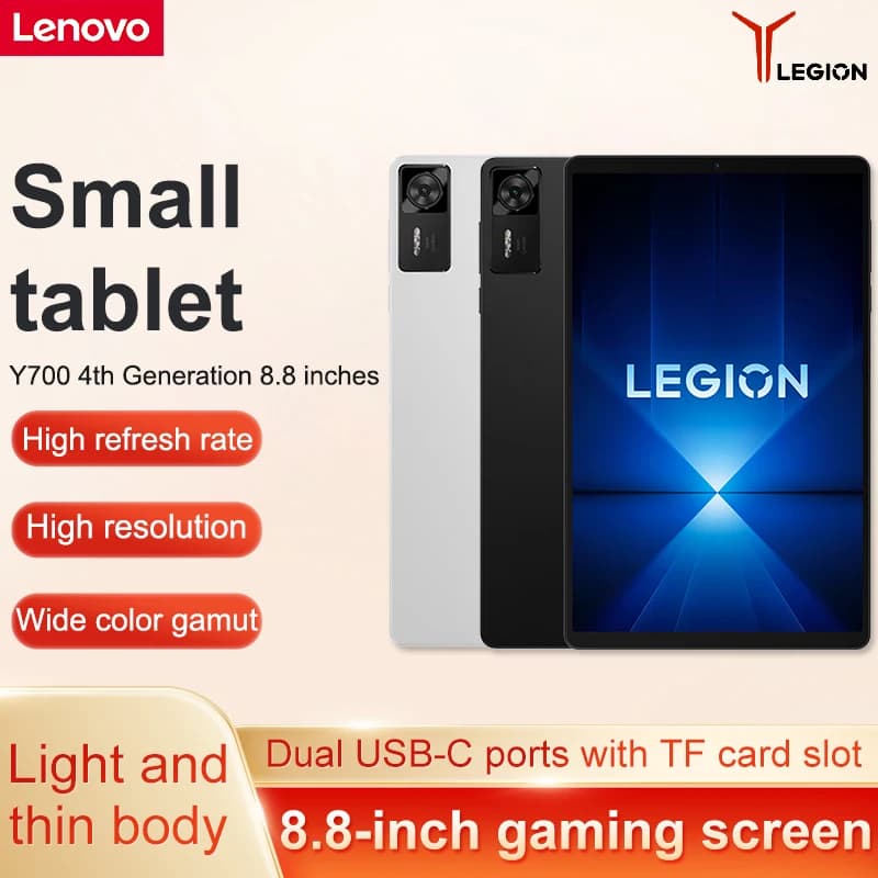 Lenovo Legion Y700 2025 Cn 4a Android Tablet Generation Tb322Fc Tablet from Gaming 12/256Gb 16/512Gb Snapdragon 8 Elite 8.8 Inch 165Hz 7600Mah Tablet PC