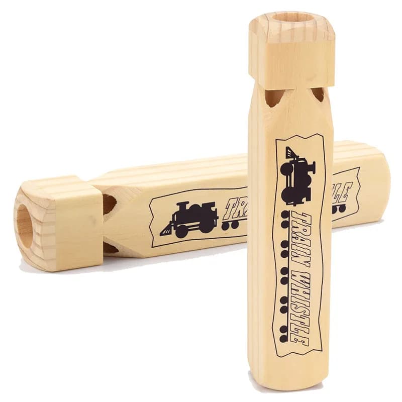 Treno in legno per bambini Fischietto Musica Insegnamento del bambino Giocattolo in legno Strumento musicale Giocattoli educativi per l'apprendimento per regali per bambini