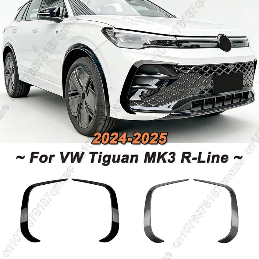Per Volkswagen Tiguan MK3 R-Line 2024-2025: Spoiler Laterale Anteriore, Diffusore, Splitter, Copertura Presa d'Aria Fendinebbia