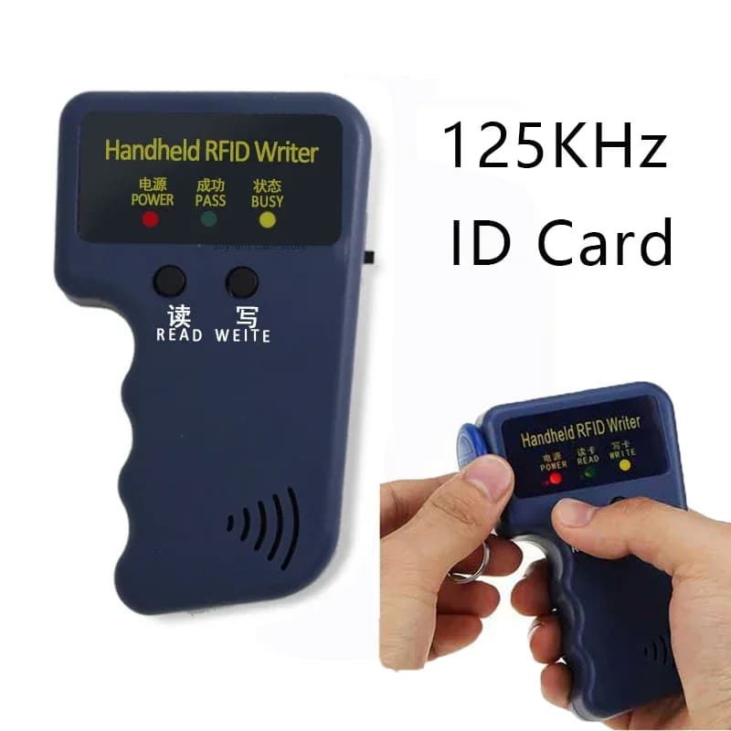 5YOA Palmare Copiatrice Scrittore Duplicatore Programmatore Lettore ID Riscrivibile Portachiavi Tag 125KHz EM4100 TK4100 EM4305 T5577