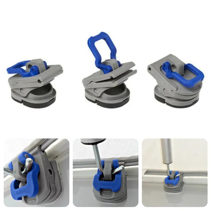 3 pcs RV plastic tent clip adjustable camping tent camping tent camping tent for camper support for umbrella pole bracket for caravan tent pole parts