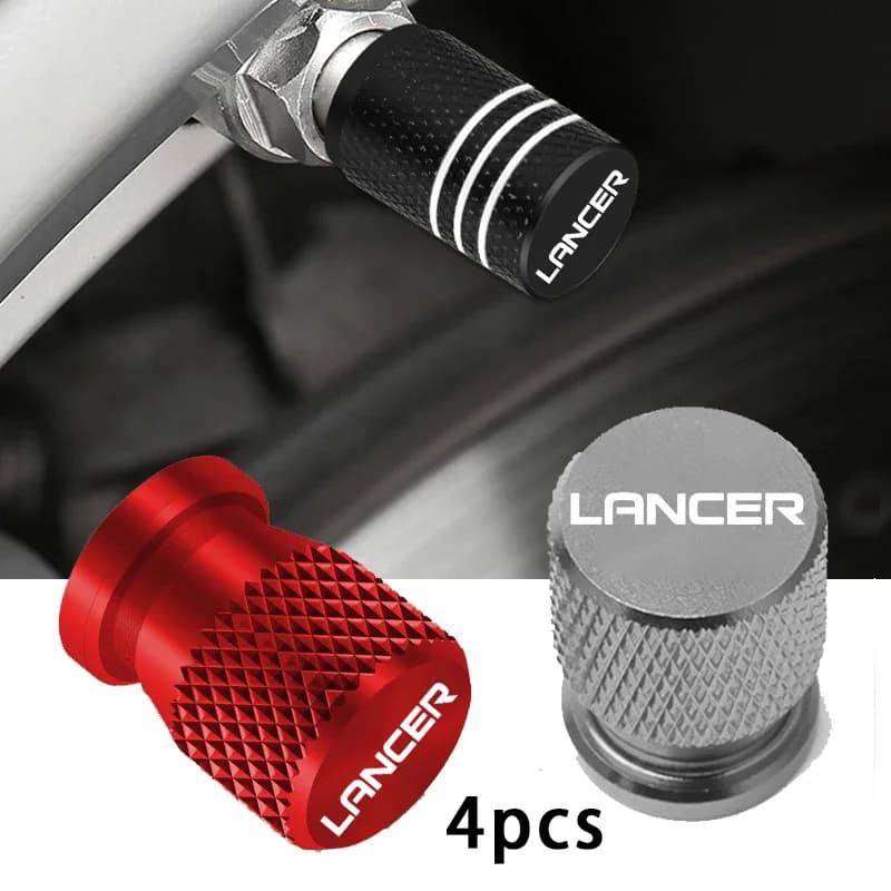 Per Mitsubishi Lancer Accessori Tappi valvole pneumatici per ruote auto Copri stelo pneumatici Airdust impermeabile