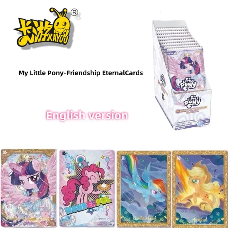 KAYOU My Little Pony Card My Little Pony Friendship Eternal Cards Moon Edition-004-SEA-Series Game Collection Card Toys Gifts