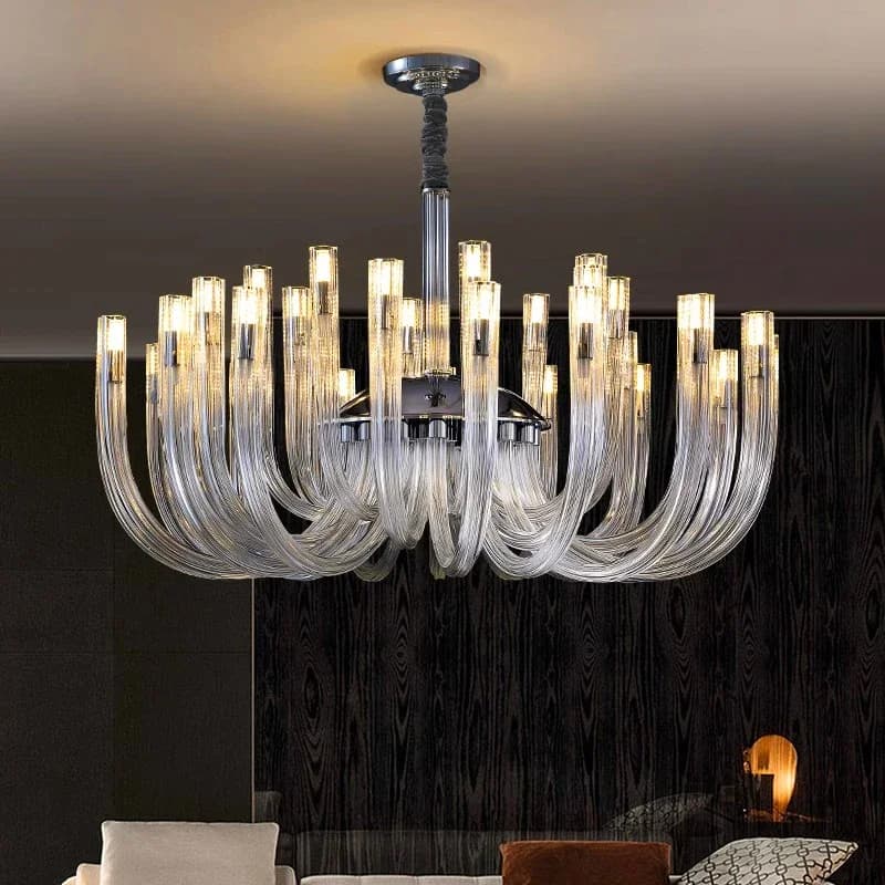 vetro Decorazioni per la casa moderne luci a led lampade a sospensione per soggiorno Lampadari per sala da pranzo lampada a sospensione illuminazione interna