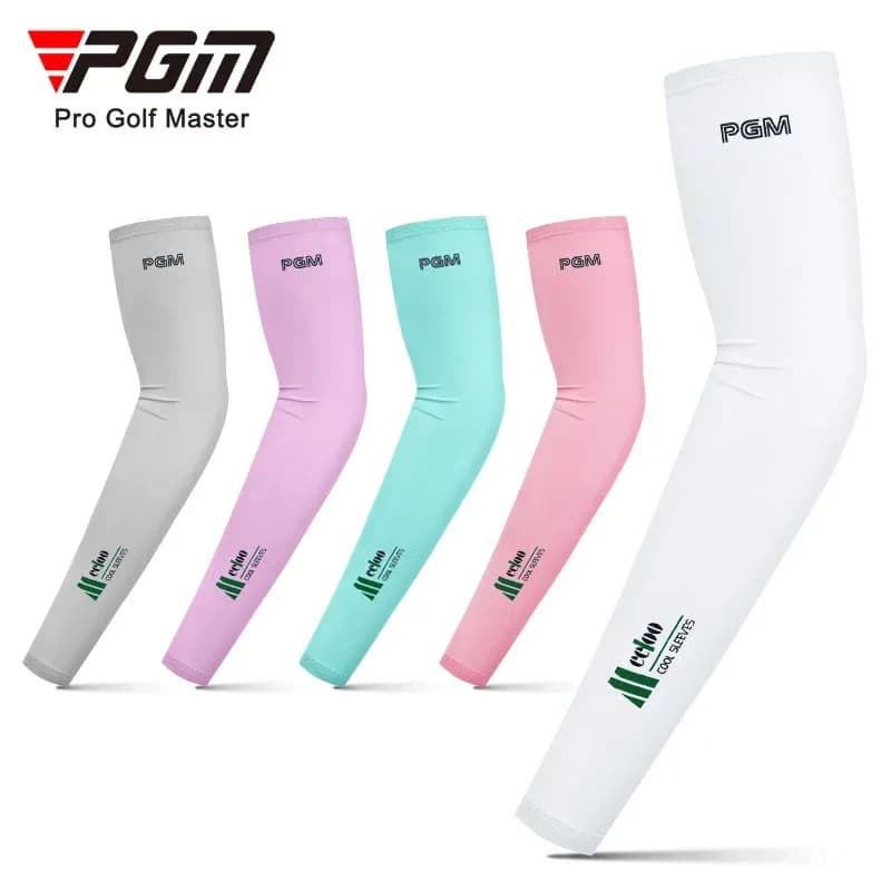 PGM 1 paio uomo donna T-shirt da golf accessorio scaldamuscoli protezione solare ghiaccio fresco traspirante abbigliamento sportivo all'aperto 4 stagioni XT003