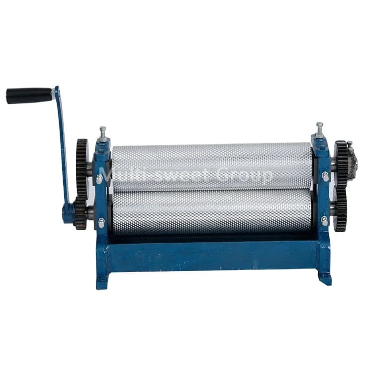 Per il prezzo di fabbrica 86x450 mm Manuale Cera d'api Fondotinta in cera d'api Macchina per goffratura a rulli da 5,4 o 4,9 mm