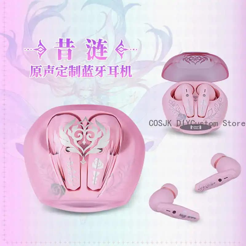 Gioco Honkai: Star Rail Cyrene Cosplay Auricolari Bluetooth Riduzione del rumore in-ear wireless Batteria a lunga durata Regalo