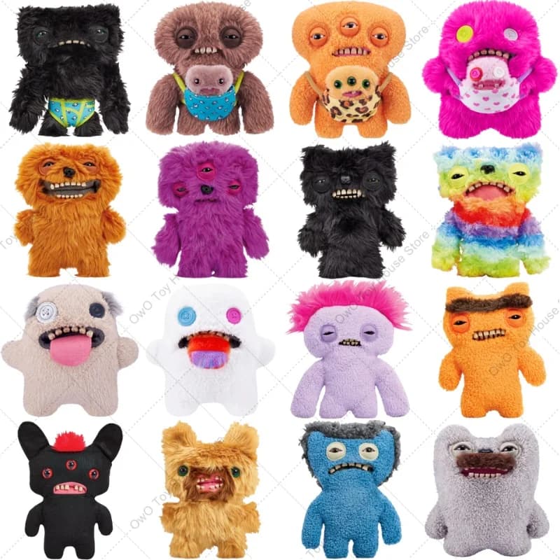 Originale Fuggler Denti Brutti Mostro Peluche Giocattoli Kawaii Cartoon Fugglers Annoyed Alien Wide-Eyed Weirdo Peluche Bambole Regali Per Bambini