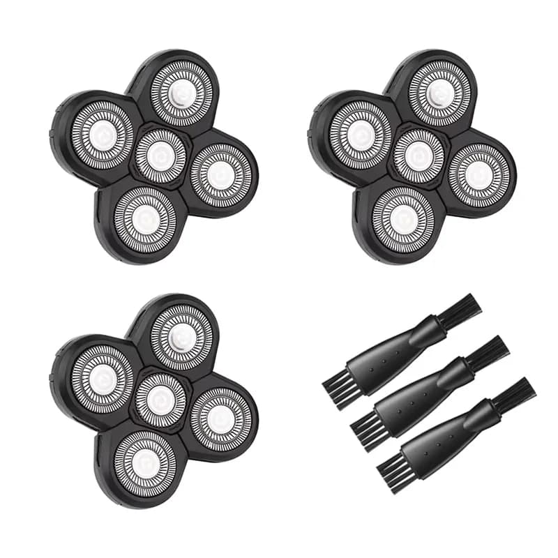 5 blade rotating head for electric shaver 5D, spare heads for electric razor, electric shaver head
