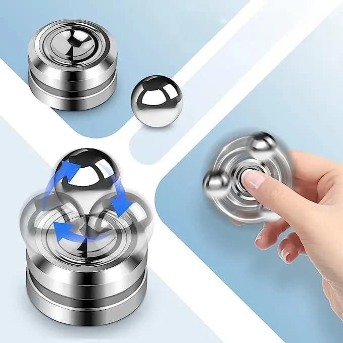 Fidget Spinner Toys for Kids Adult Antistress Magnetic Metal Spiner Ball artificiale Satellite Hand Spinner Antistress Toy