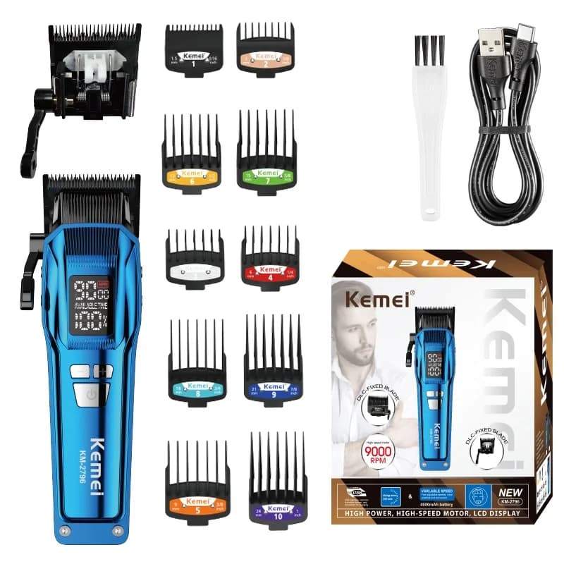 KEMEI Haircuts Professional wireless haircut 4600mAh Rechargeable haircuts durable km-2796
