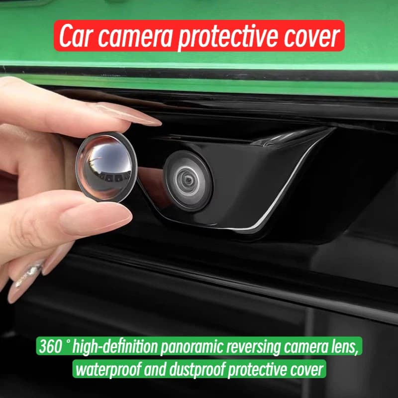 Protezione Universale per Lenti Telecamera Auto 2 Pezzi Copertura Telecamera Posteriore 360° ° Protezione per fotocamera antigraffio e impermeabile
