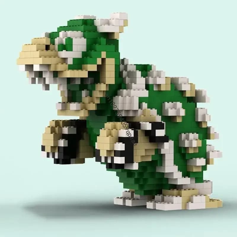 Nuovo 1615PCS Famoso Super Idraulico Serie di Giochi Moc Bowser Modello Puzzle Personalizzato Fai Da Te Idee Creative Giocattoli Per Bambini Regalo Di Compleanno Di Natale