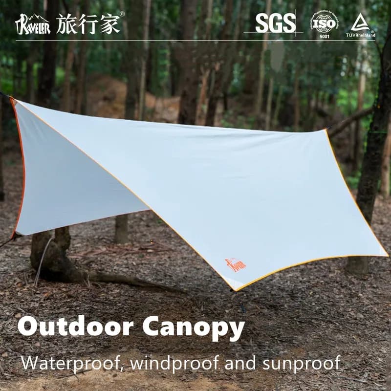 Outdoor camping parasol tent, sun-resistant hammock canopy, windproof canopy and waterproof.