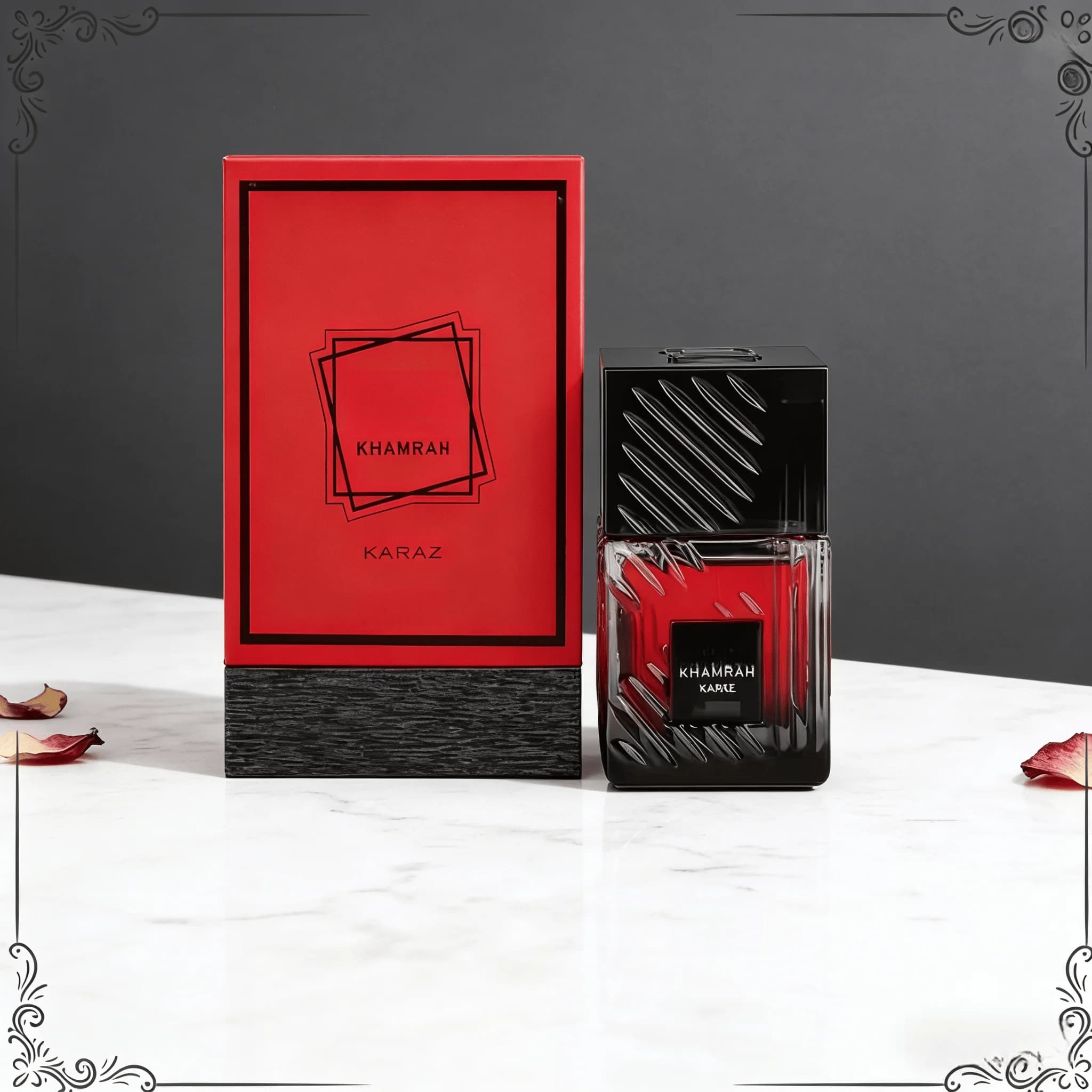 KHAMRAH KARAZ Eau De Toilette Unisex, Fragranza Legnosa Leggera con Fascino Esotico, Perfetta per Uomini e Serate Romantiche