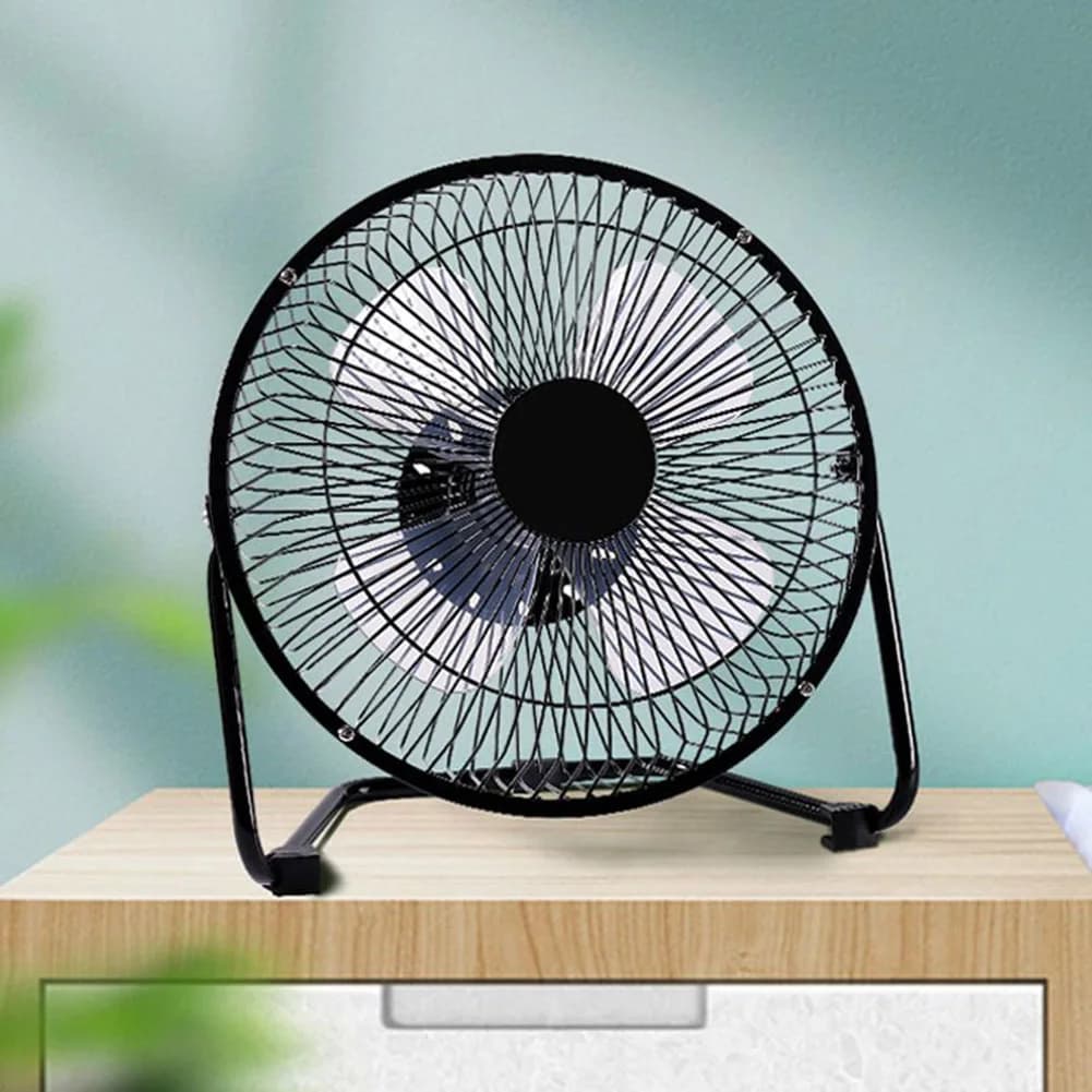 Mini ventilatore USB ventilatore 14,5 * 15 cm leggero girevole alimentato tramite USB emergenze e lavoro all'aperto 1pc desktop di alta qualità