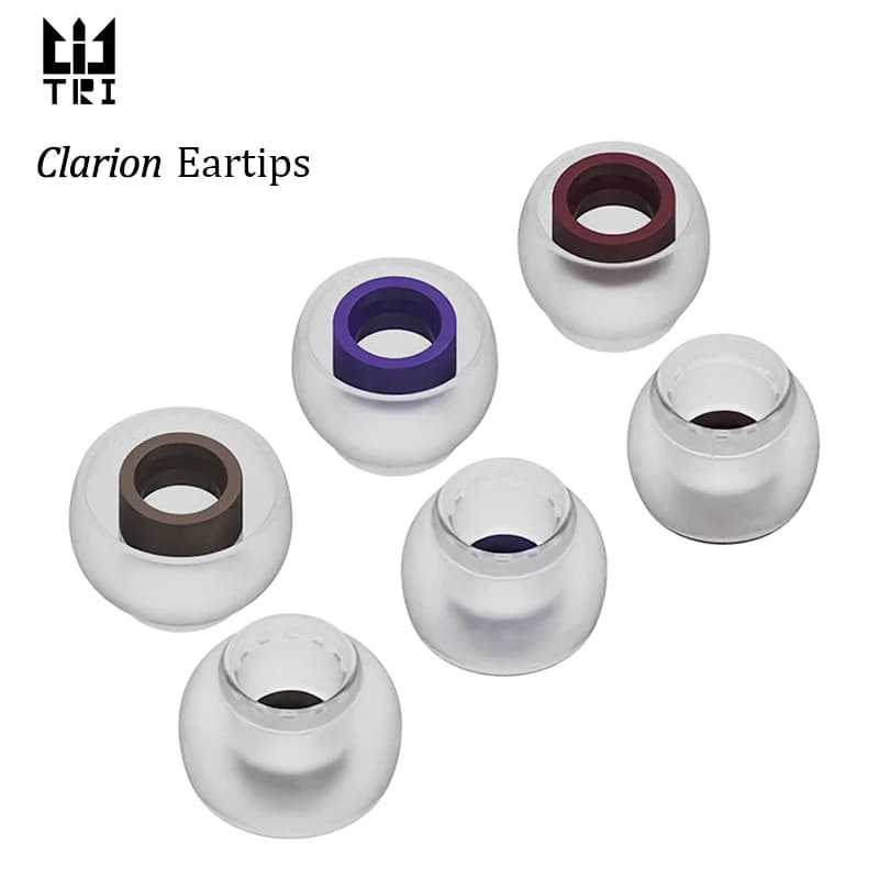 TRI Clarion Silicone earphones 3 pairs for headphone accessories size S/M/L KBEAR HBB KAI I3 Pro IEMS