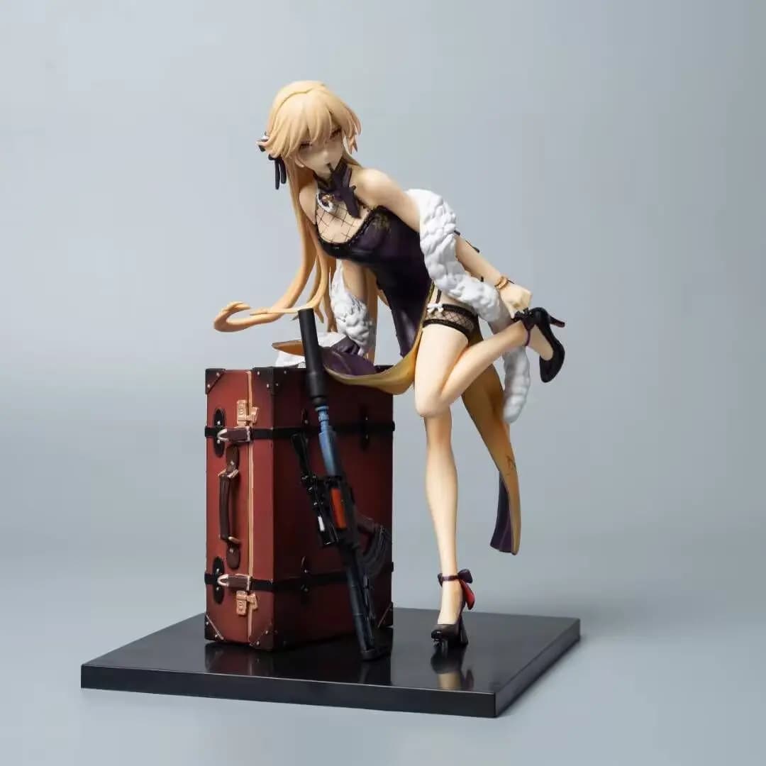 Hot Cartoon Girls' Frontline Ots-14 Hits Ziyu Xinshou Anime Cartoon Girl Modello Statua Decorazione del desktop Regalo di festa di compleanno